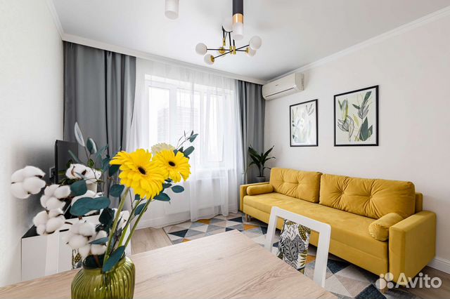 

1-к. квартира, 39 м², 2 кровати