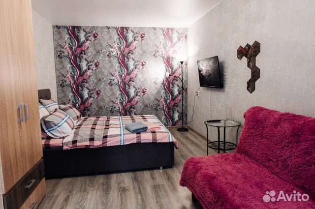 

1-к. квартира, 30 м², 2 кровати