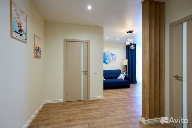 

1-к. квартира, 52 м², 2 кровати