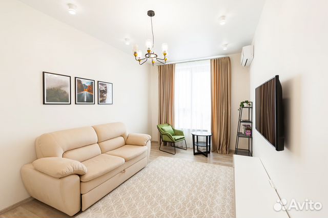 

1-к. квартира, 40 м², 2 кровати