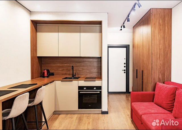 

Квартира-студия, 35 м², 2 кровати
