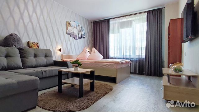 

1-к. квартира, 42 м², 2 кровати