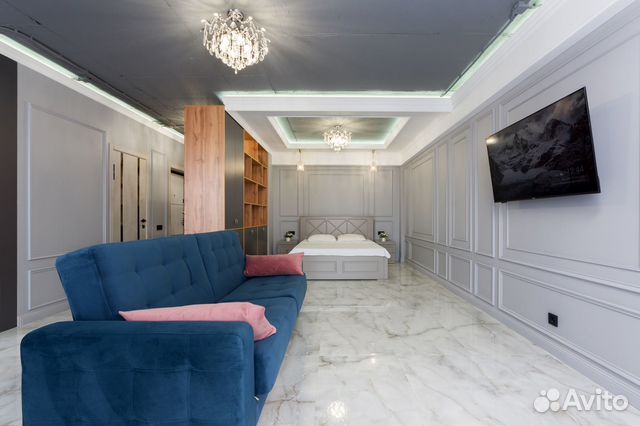 

Квартира-студия, 50 м², 2 кровати
