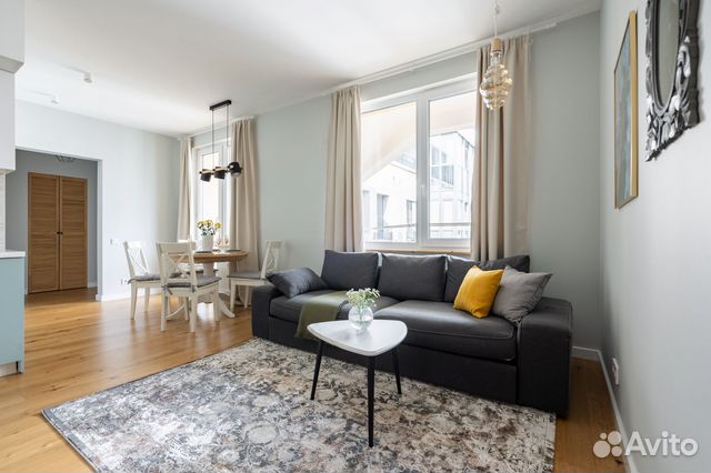 

1-к. квартира, 62,3 м², 3 кровати