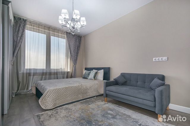 

1-к. квартира, 37,5 м², 2 кровати
