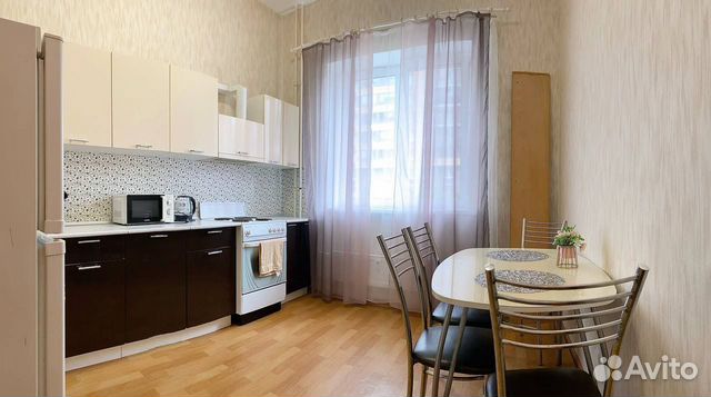 

1-к. квартира, 40 м², 2 кровати