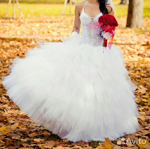 Свадебное платье в идеальном состоянии