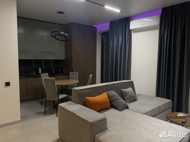 

1-к. квартира, 55 м², 2 кровати