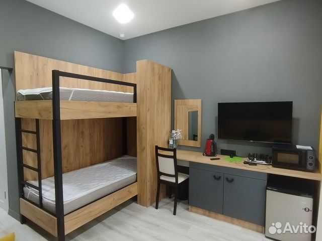 

Квартира-студия, 22 м², 2 кровати