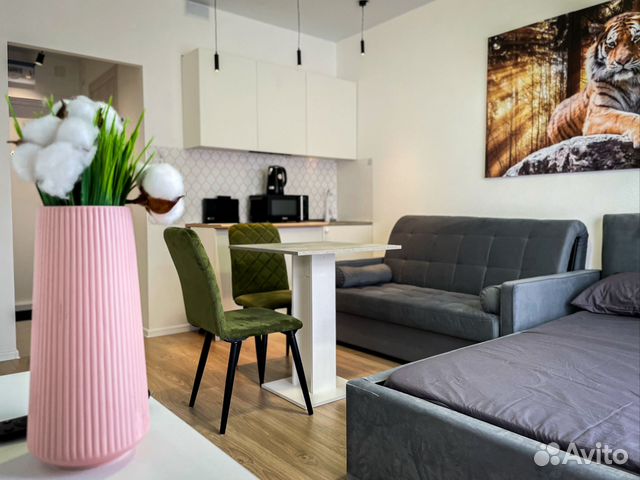 

Квартира-студия, 30 м², 2 кровати