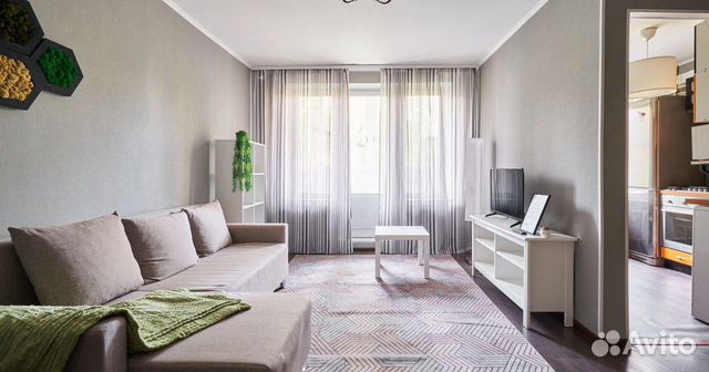 

2-к. квартира, 47 м², 2 кровати