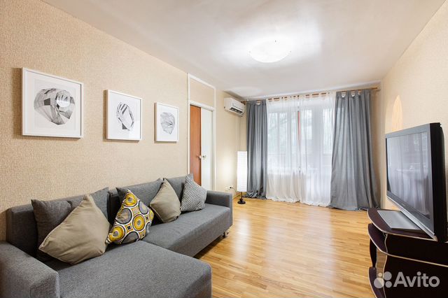 

2-к. квартира, 45 м², 2 кровати