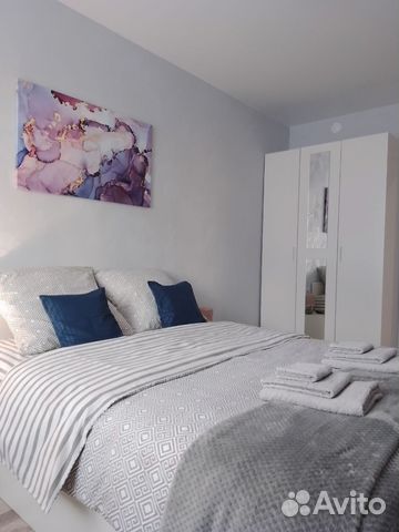 

1-к. квартира, 40 м², 2 кровати
