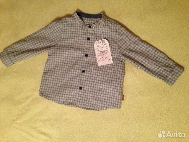 С бирками новая рубашка zara С бирками новая рубашка zara