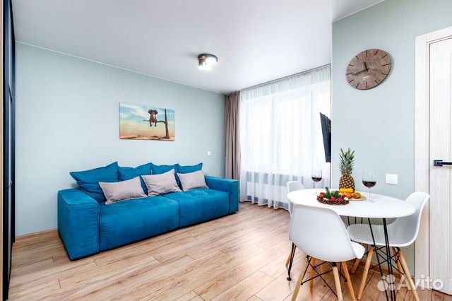 

Квартира-студия, 35 м², 2 кровати