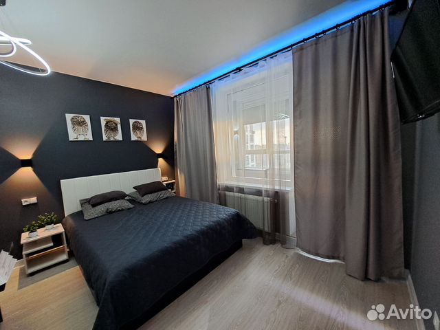 

Квартира-студия, 28 м², 2 кровати