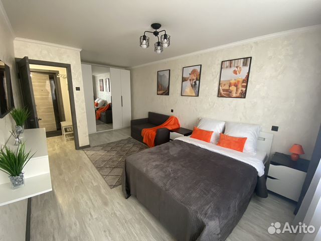 

1-к. квартира, 33 м², 3 кровати