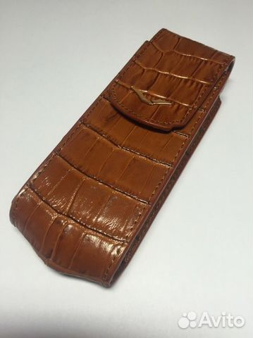 Чехол для Vertu Signature S Design Brown Alligator