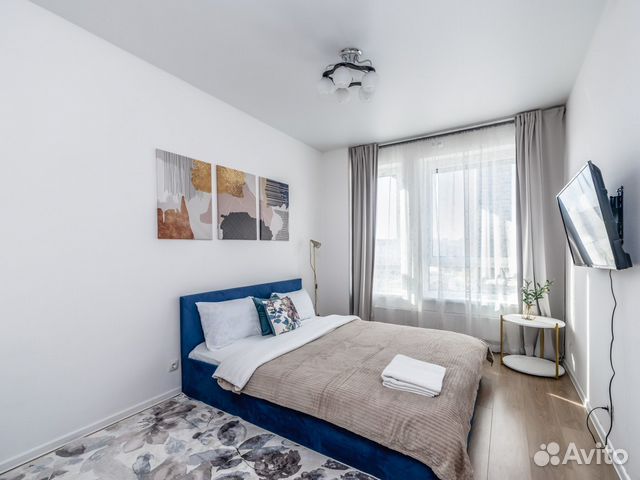 

1-к. квартира, 34 м², 2 кровати