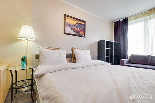 

1-к. квартира, 40 м², 2 кровати