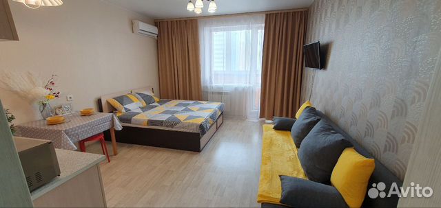 

Квартира-студия, 25 м², 2 кровати