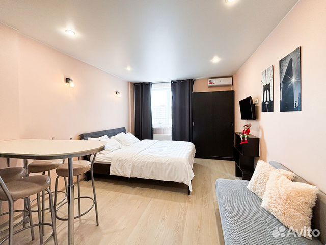 

Квартира-студия, 30 м², 2 кровати