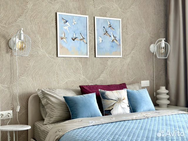 

Квартира-студия, 28 м², 2 кровати