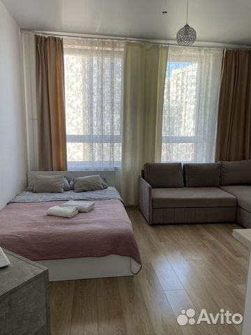 

Квартира-студия, 23 м², 2 кровати