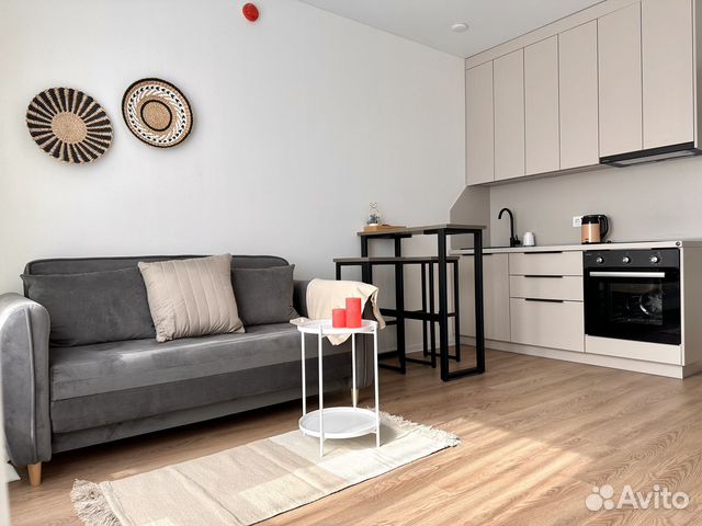 

Квартира-студия, 30 м², 1 кровать