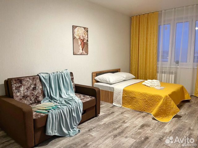 

1-к. квартира, 42 м², 2 кровати