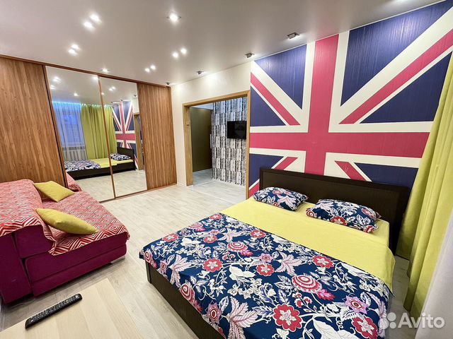 

1-к. квартира, 35 м², 2 кровати