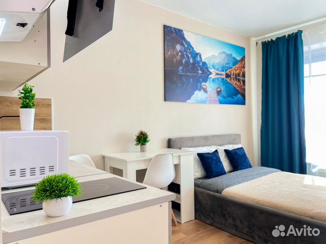 

Квартира-студия, 30 м², 1 кровать