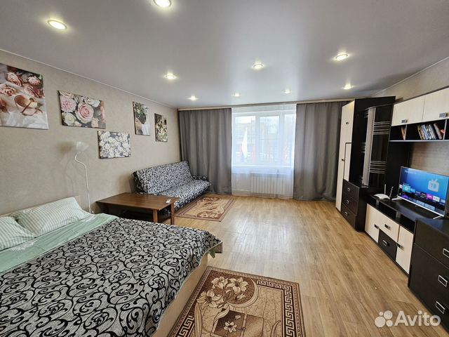 

1-к. квартира, 44 м², 3 кровати