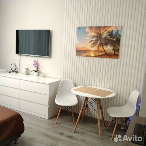 

Квартира-студия, 25 м², 2 кровати