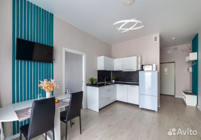 

1-к. квартира в апарт-отеле, 39 м², 2 кровати