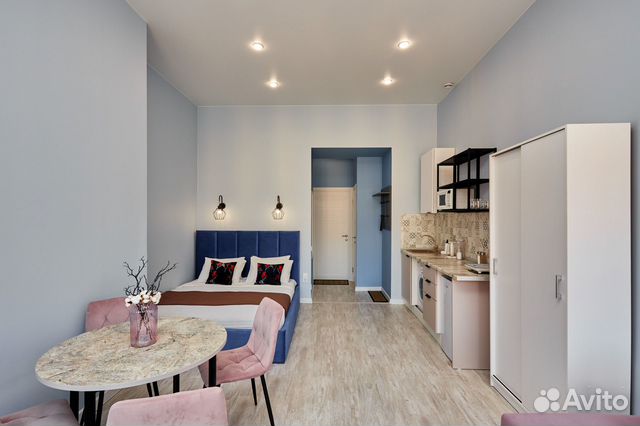 

Квартира-студия, 30 м², 2 кровати