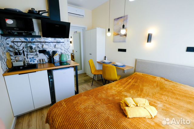 

Квартира-студия, 15 м², 1 кровать