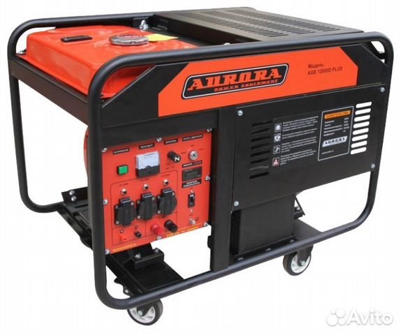 Генератор Aurora AGE 12000 D plus (10.0кВт, 220В) Генератор Aurora AGE 12000 D plus (10.0кВт, 220В)