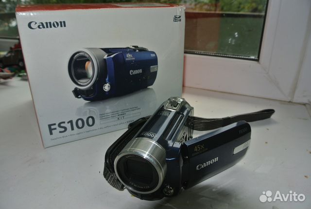 Видеокамера Canon FS100 звонить с 10 до 20ч Видеокамера Canon FS100 звонить с 10 до 20ч