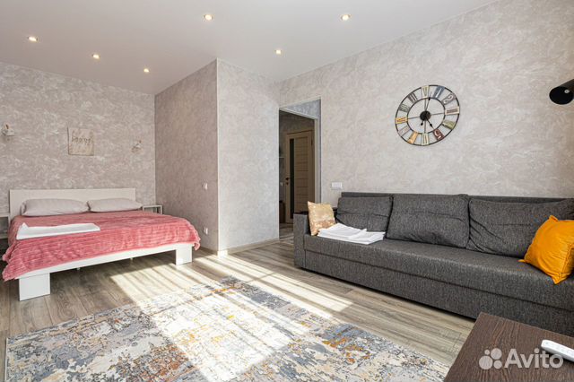 

1-к. квартира, 32 м², 2 кровати