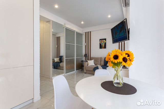 

Квартира-студия, 35 м², 2 кровати