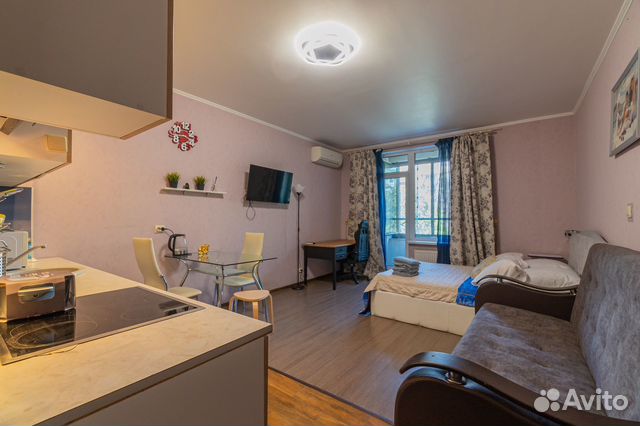 

Квартира-студия, 50 м², 2 кровати