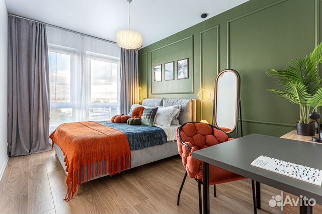 

1-к. квартира, 39 м², 1 кровать