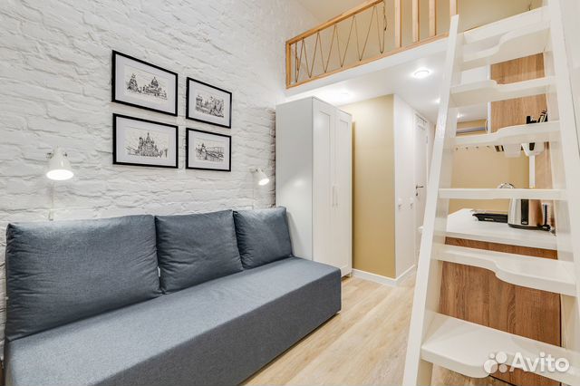 

Квартира-студия, 15 м², 2 кровати