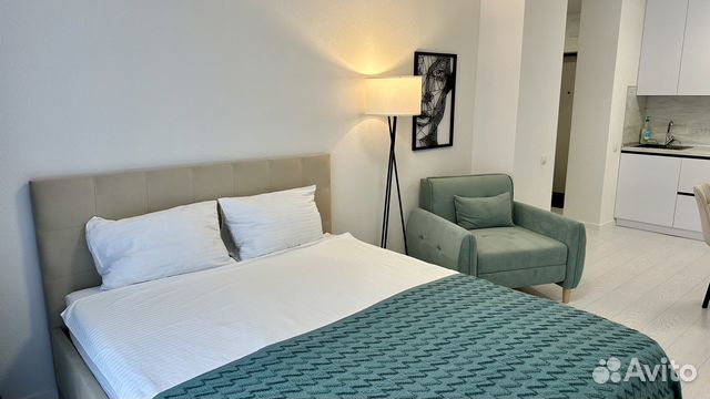 

Квартира-студия, 28 м², 2 кровати