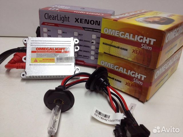 Комплект ксенона Omega Ligh 6000K Н1/H3/H7/H11/H27 Комплект ксенона Omega Ligh 6000K Н1/H3/H7/H11/H27