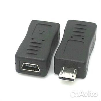 Набор переходников 12шт. miniUSB/microUSB/USB