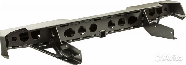 Бампер риф задний VW Amarok с квадратом под фаркоп