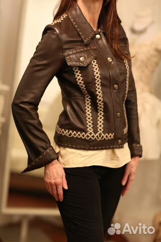 Куртка кожаная, Cavalli (Италия) Оригинал Куртка кожаная, Cavalli (Италия) Оригинал