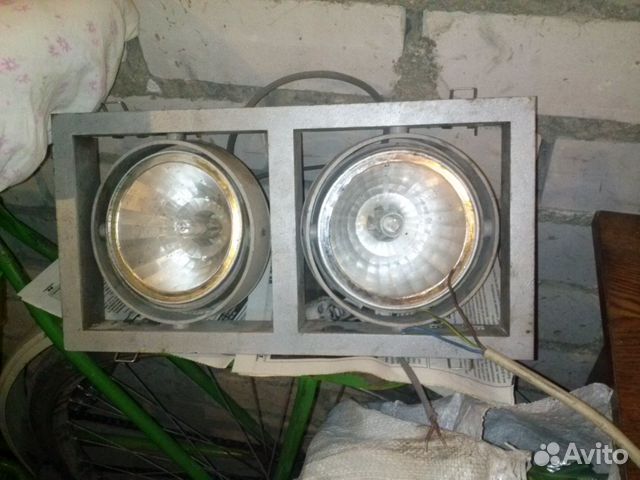 Два поворотных светильника Оsram в блоке на 220V